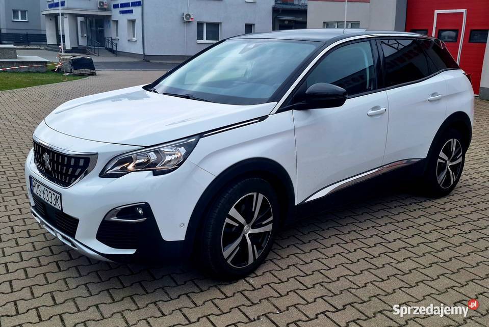 Biały Peugeot 3008 ll 12 benzyna zadbany 2016 r 3008