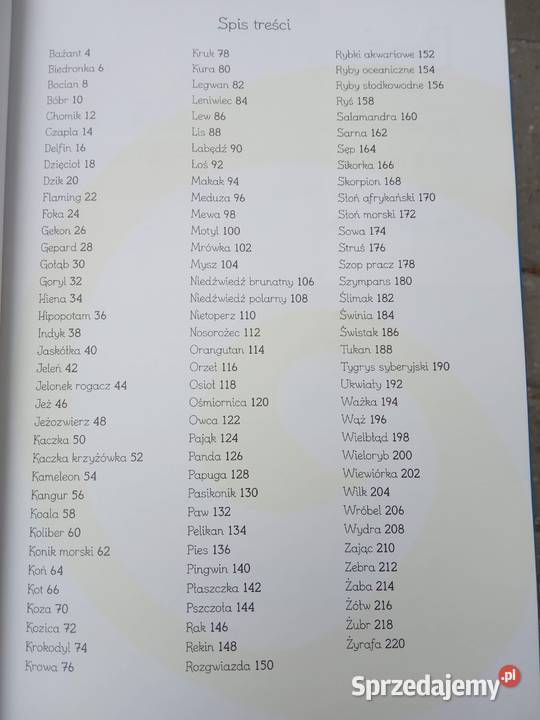 Moja pierwsza encyklopedia zwierząt Warszawa