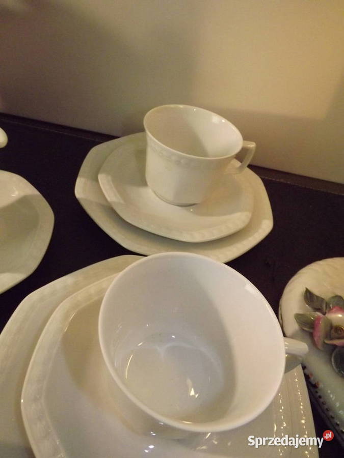 Serwis Maria Biała Rosenthal sygnowana 35 Szczytno