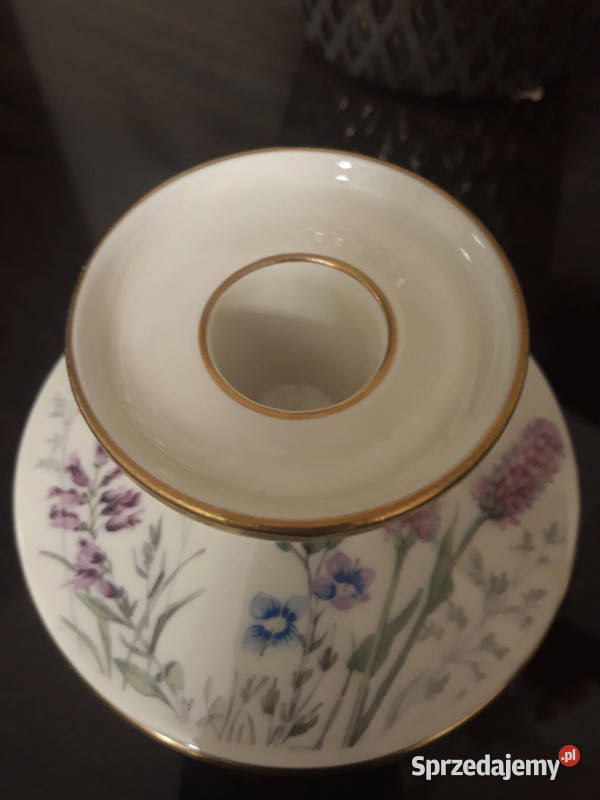 Świecznik z porcelany manufaktura sprzedam