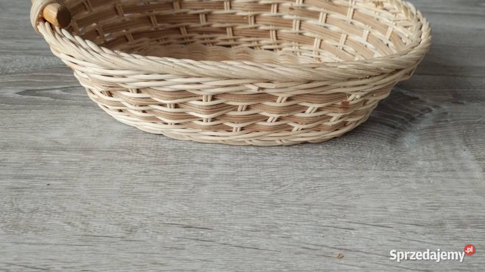 koszyk wiklinowy pleciony