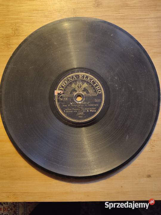 Płyta szelakowa Tadeusz Faliszewski Syrena Warszawa