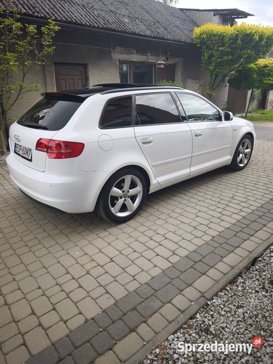 Audi A3 8p Sportback lift panorama xenon SLine czujnik parkowania Opoczno