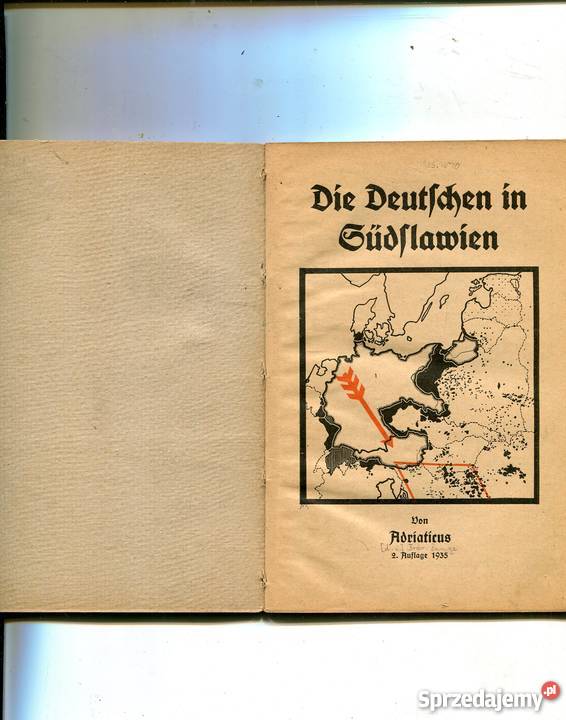 Die Deutchen in Sudslawien Von Adriaticus Szczecin