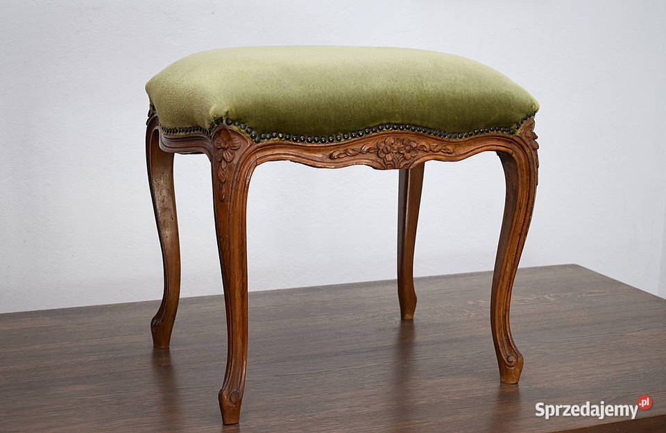 Efektowny taboret puf stołek pufa zydel podnóżek Antyki, Sztuka, Kolekcje Świdnica sprzedam