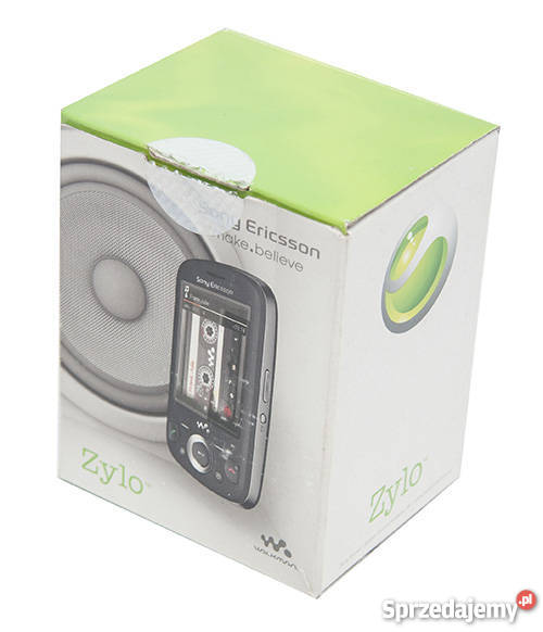 Oryginalny karon pudełko +instrukcja Sony Ericsson ZYLO W20i