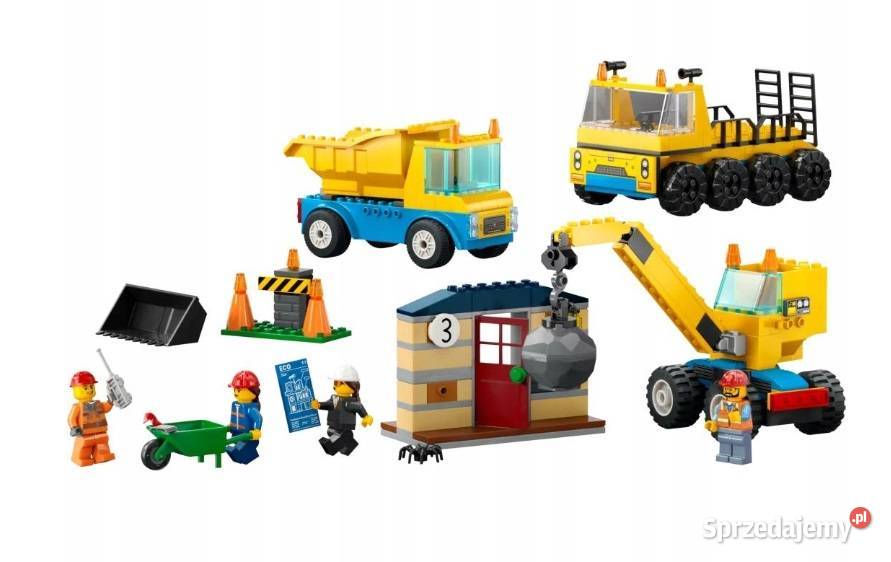 LEGO City 60391 Ciężarówki i dźwig z kulą Poznań