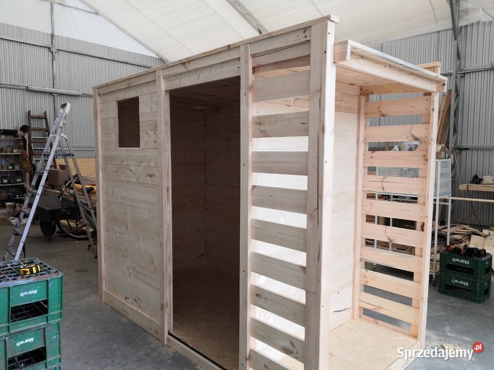 Domek ogrodowy narzędziowy schowek drewutnia Kawnice