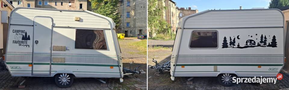 Przyczepa kempingowa Chateau 350 dwu osobowa dolnośląskie Boguszów-Gorce