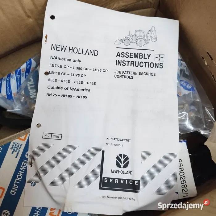 Zestaw naprawczy case holland dzwignie 741355019