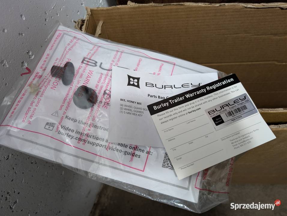 Przyczepka rowerowa Burley Bee Double Łabiszyn