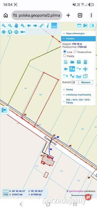 Działka budowlana MPZP 24m Brudzów sprzedam