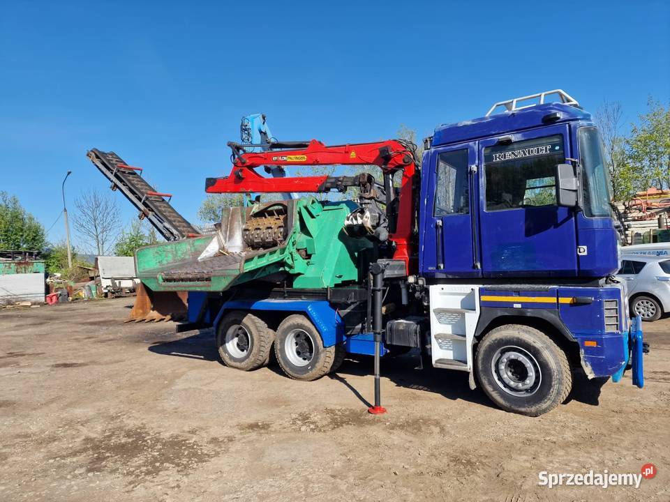 Rębak JENZ HEM 581 na Renault Magnum Jordanów