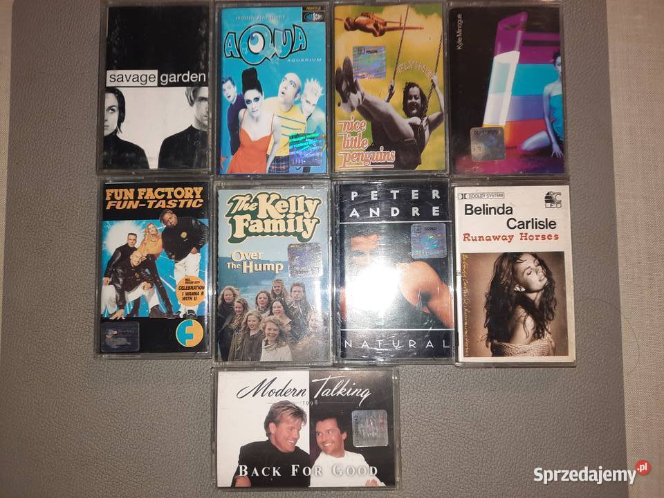 Zestaw kaset magnetofonowych pop dance lata 90 Wrocław