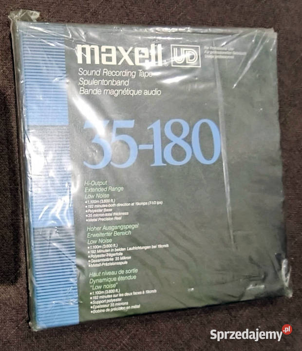 Taśma magnetofonowa Maxell UD Nowiutka szpula