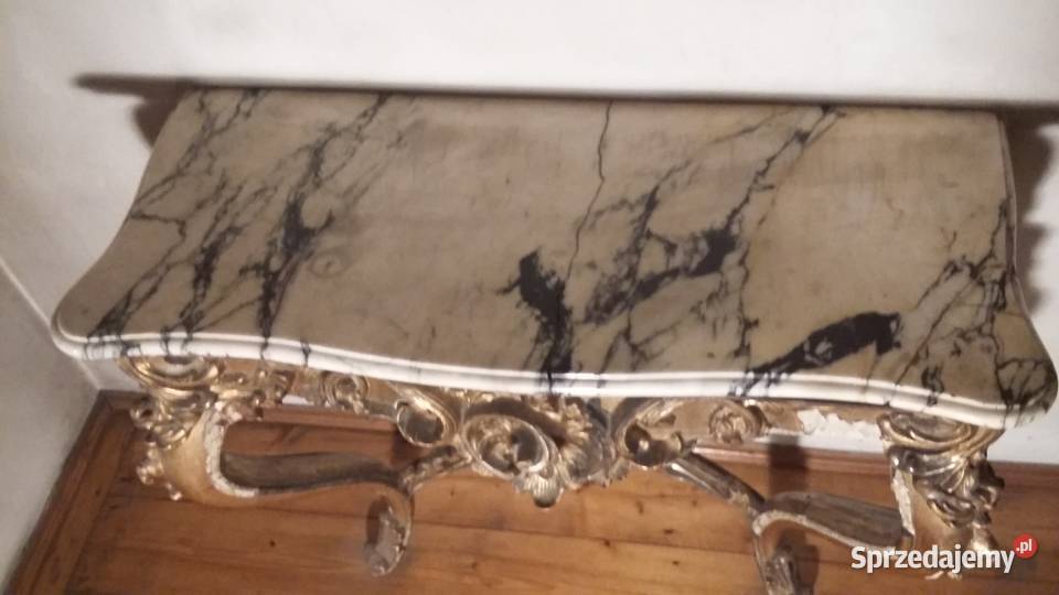 Lustro pałacowe konsola