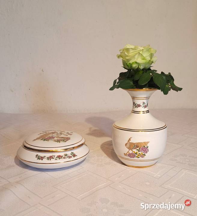 porcelanowe puzderko wazonik sygnowane Grecja mazowieckie Warszawa
