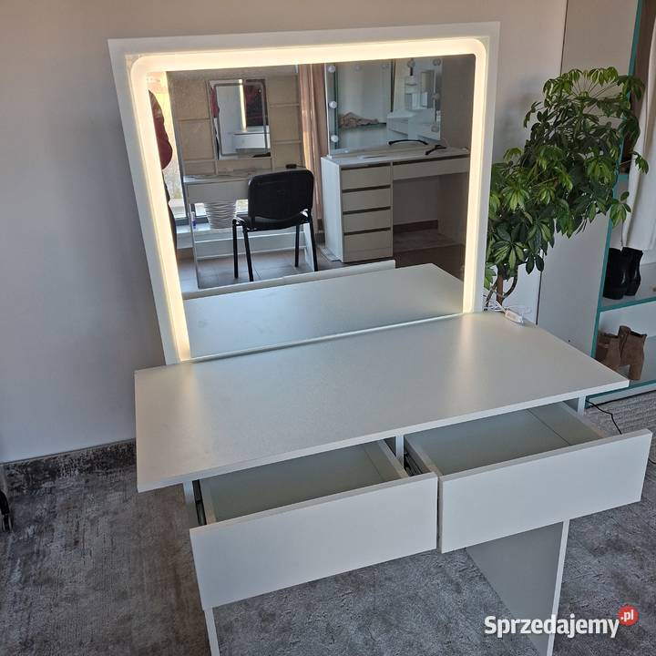 TOALETKA KOSMETYCZNA NOWA Z OŚWIETLENIEM 94cm