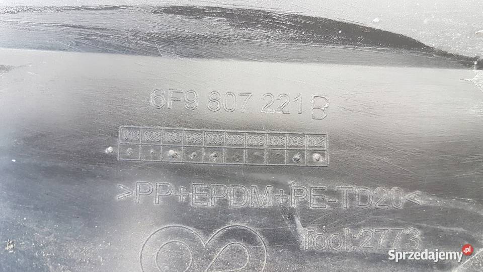 ZDERZAK SEAT ARONA 6F9807221B wielkopolskie Międzychód