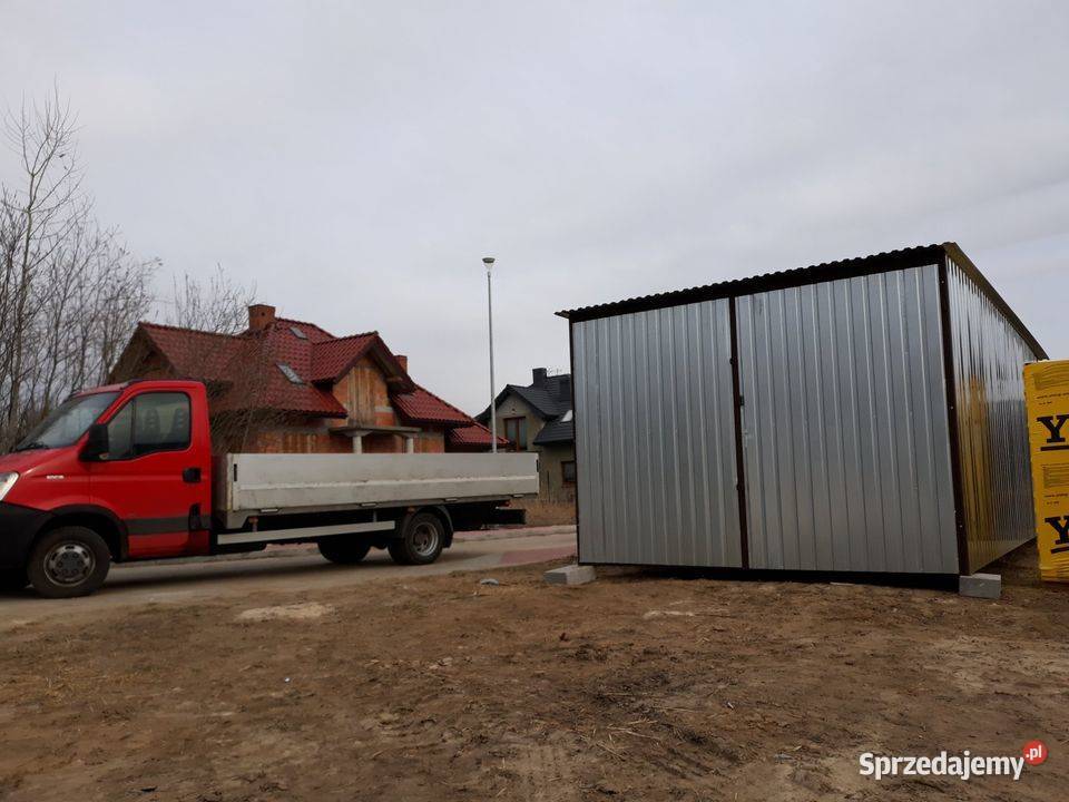 Garaż blaszany ocynk 3x5 lubelskie Ryki