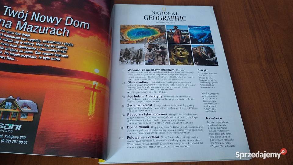 National Geographic Polska vol1 1 1999 Ginące Gdańsk sprzedam