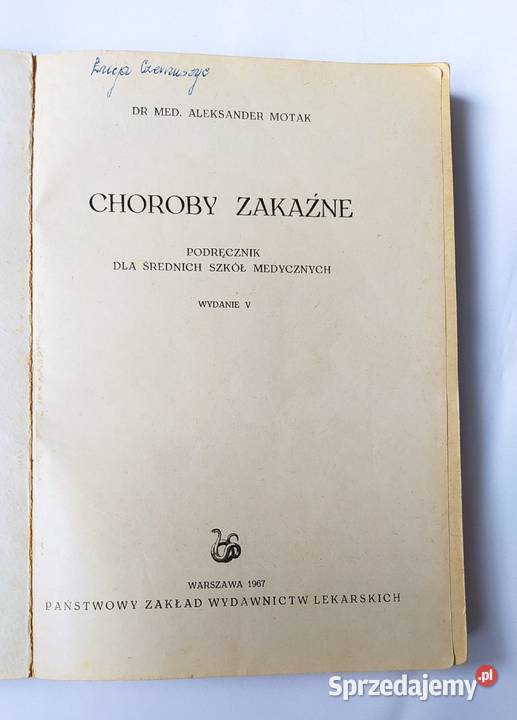 CHOROBY ZAKAŹNE Aleksander Motak podlaskie Hajnówka
