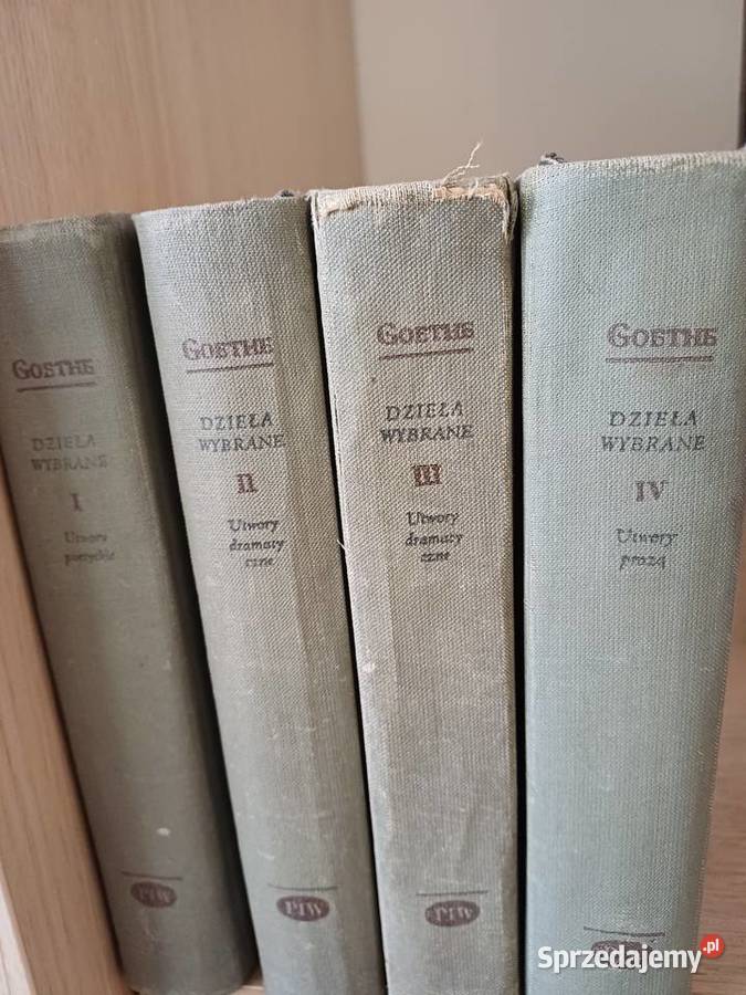 Dzieła wybrane Goethe Rok wydania 1954 Łódź