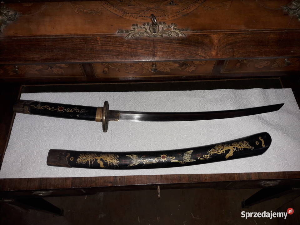 Stary miecz japoński krótki wakizashi dolnośląskie Kłodzko sprzedam