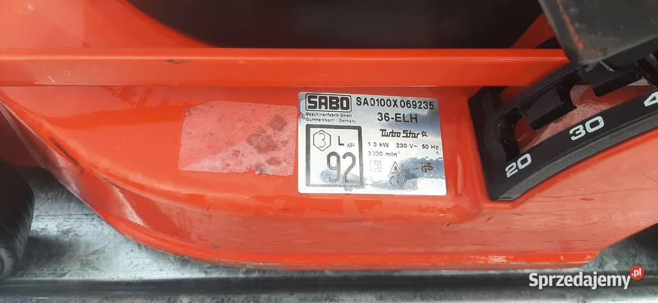 Kosiarka elektryczna SABO 36ELH na części