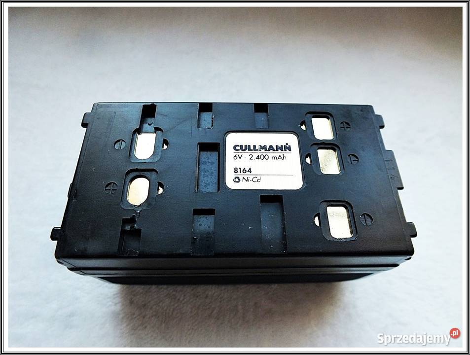 Oryginalna bateria do kamery VHS CullMann 6V 8164 2,400mAh