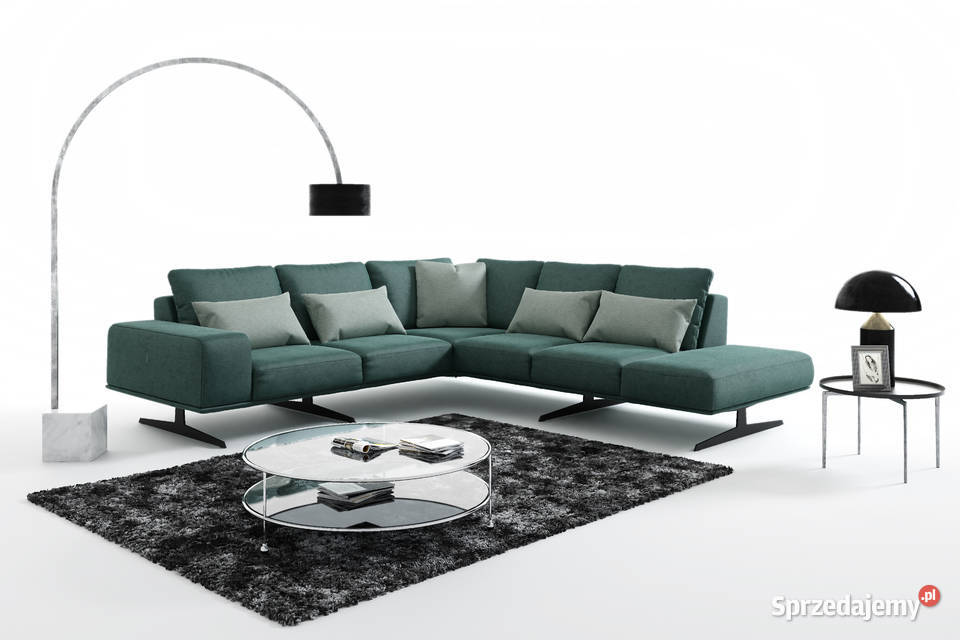 Narożnik Prawostronny Tkanina Poduszki Wanat Katowice