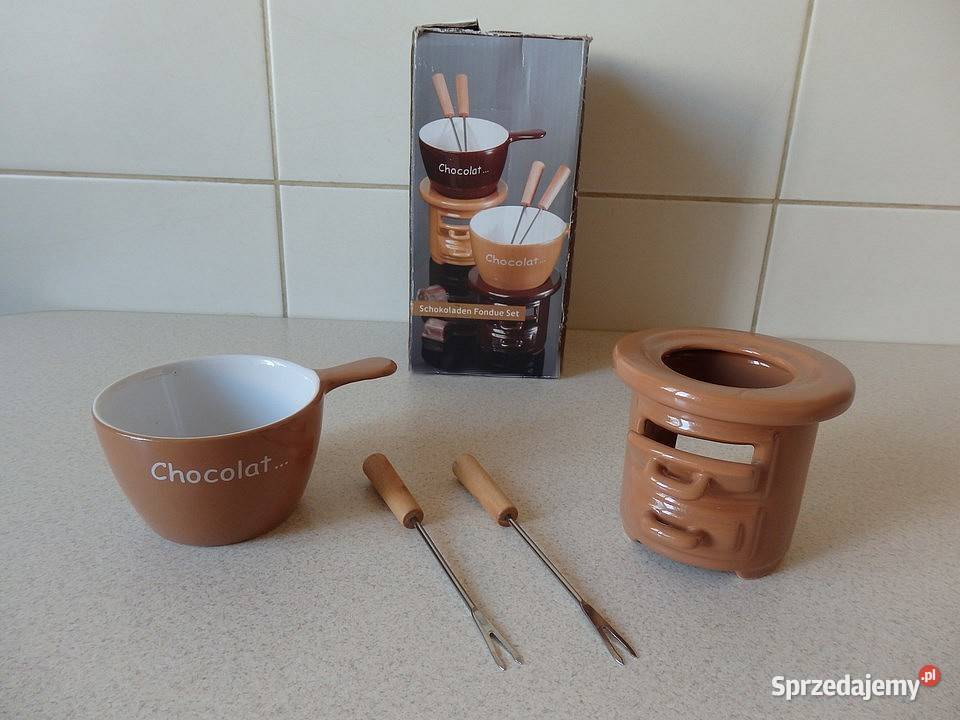 Fondue Czekoladowe Ceramiczny Zestaw NOWY Niemcy podkarpackie Rzeszów sprzedam