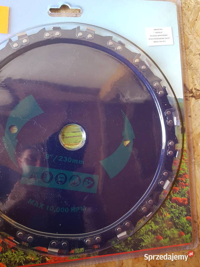 MOCNA TARCZA ŁAŃCUCHOWA DO KOSY 230mm 254mm 20T Dom i Ogród Głogowa sprzedam