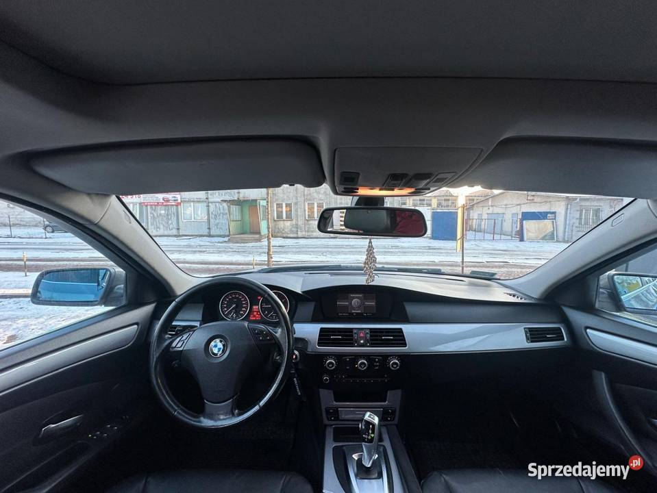BMW E61 2008 lift 20d automat Panorama skóra lakier metallic Dąbrowa Górnicza