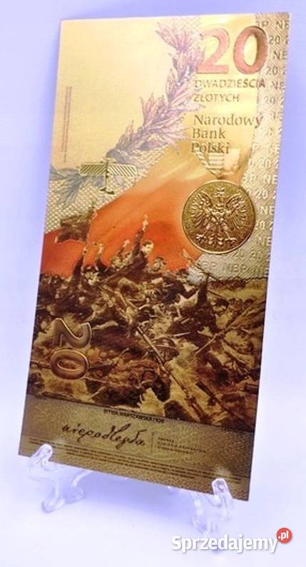 ZŁOTY Banknot Piłsudski Bitwa Warszawska śląskie Sosnowiec