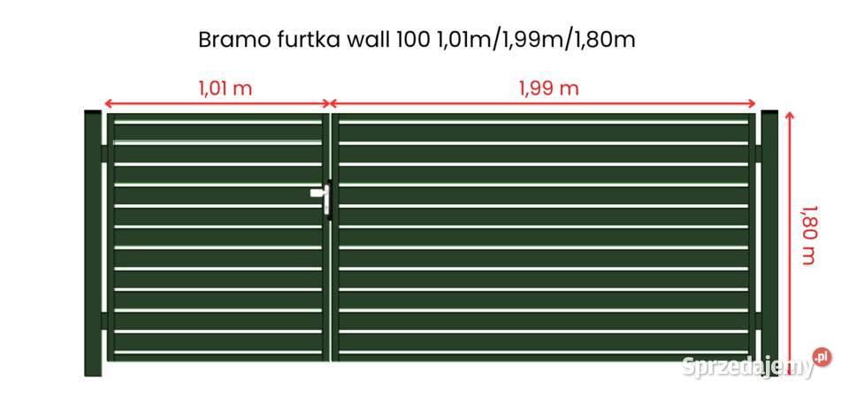 BramoFurtka wall 100 101m199m18m Zielona Zamość