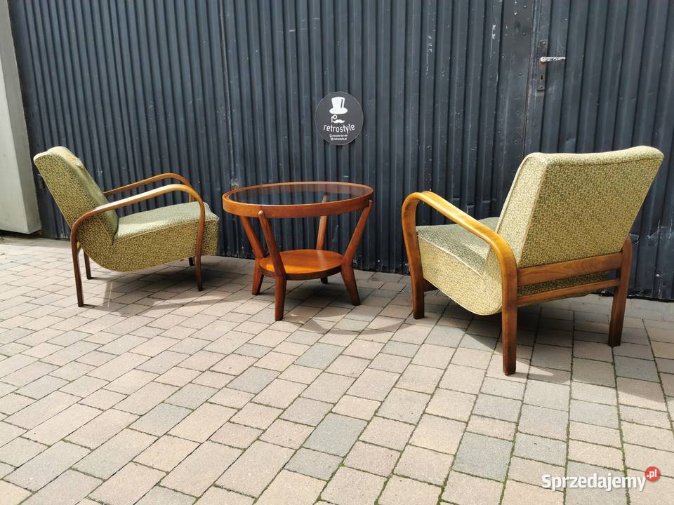 Zestaw ART DECO Kropek Koelka Czechosłowacja Pogórze