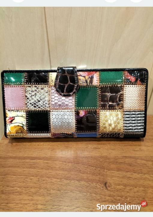 Portfel damski kolorowy patchwork Koszalin
