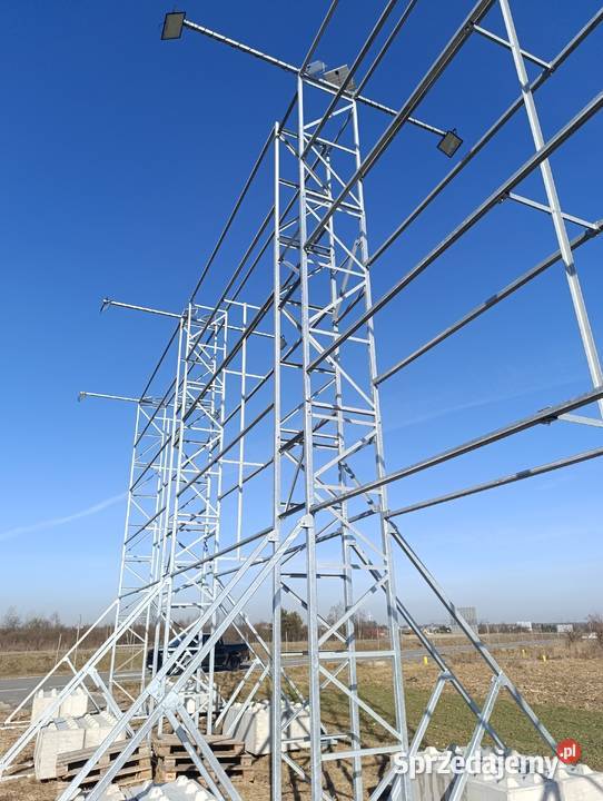 Konstrukcja bilbord REKLAMA autostrada Czarny Las