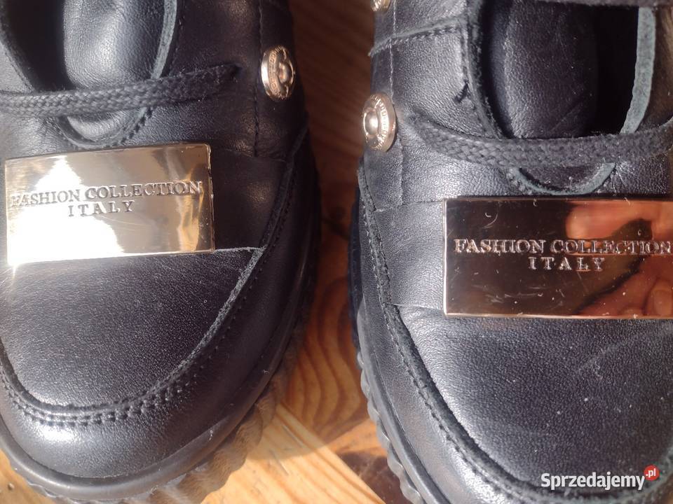 Buty skórzane modne fashion collection Italy skóra Częstochowa