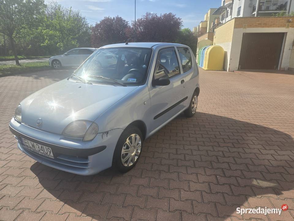 Fiat Seicento 11 benzyna 2001 długie opłaty 1100cm3 Seicento Łódź