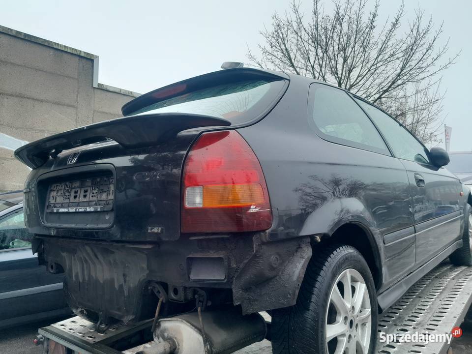 Honda Civic 14 benzyna z de welurowa tapicerka wielkopolskie Szamotuły