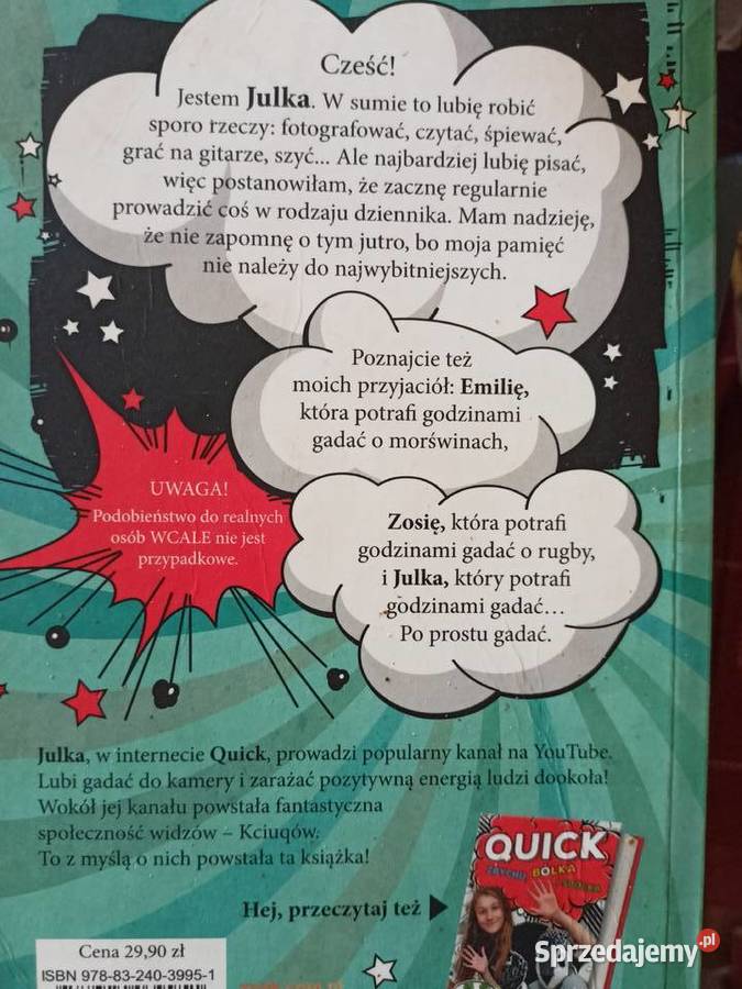 Quick książki młodzieży prezenty dzień dziecka Warszawa