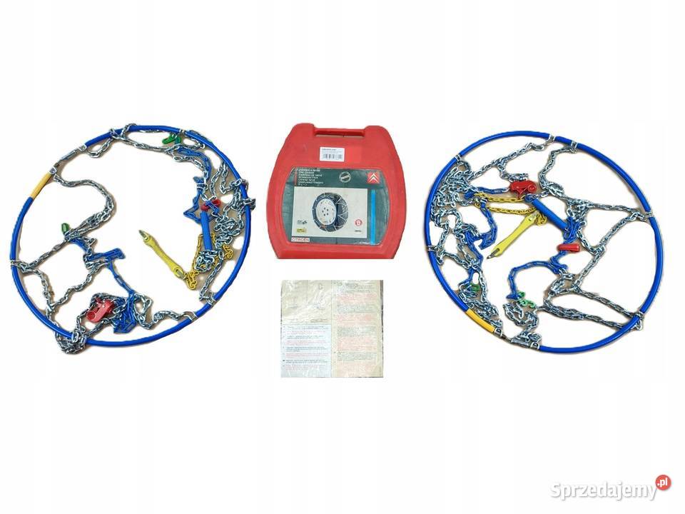 ŁAŃCUCHY ŚNIEGOWE 1 PARA CITROEN 12mm 16 17 lubelskie