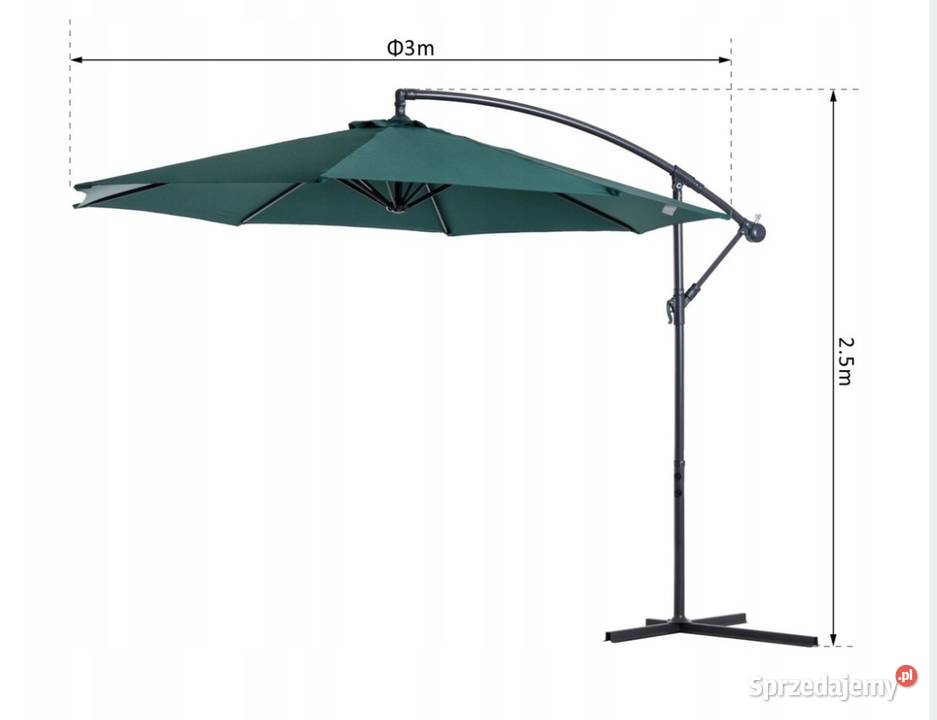 Parasol ogrodowy duźy Bochnia