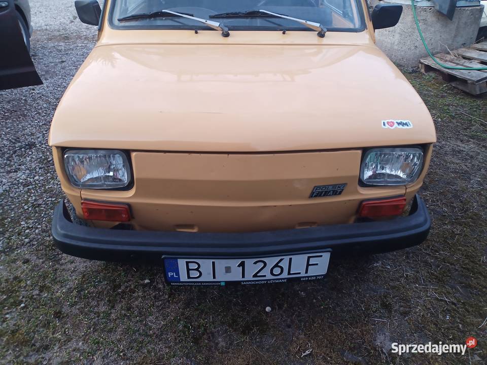 Fiat 126p z1989r przejściówka FL Białystok