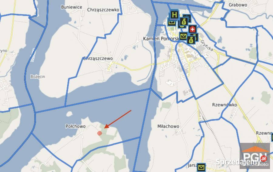 Do sprzedaży działka Połchowo 1845m telefon