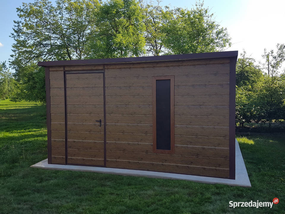 Garaż ocieplany z płyty warstwowej 44m imitacja Sprzedaż Kraków