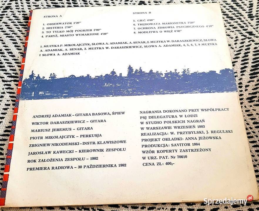 Rezerwat płyta winylowa z roku 1984 stan idealny kujawsko-pomorskie Chełmno