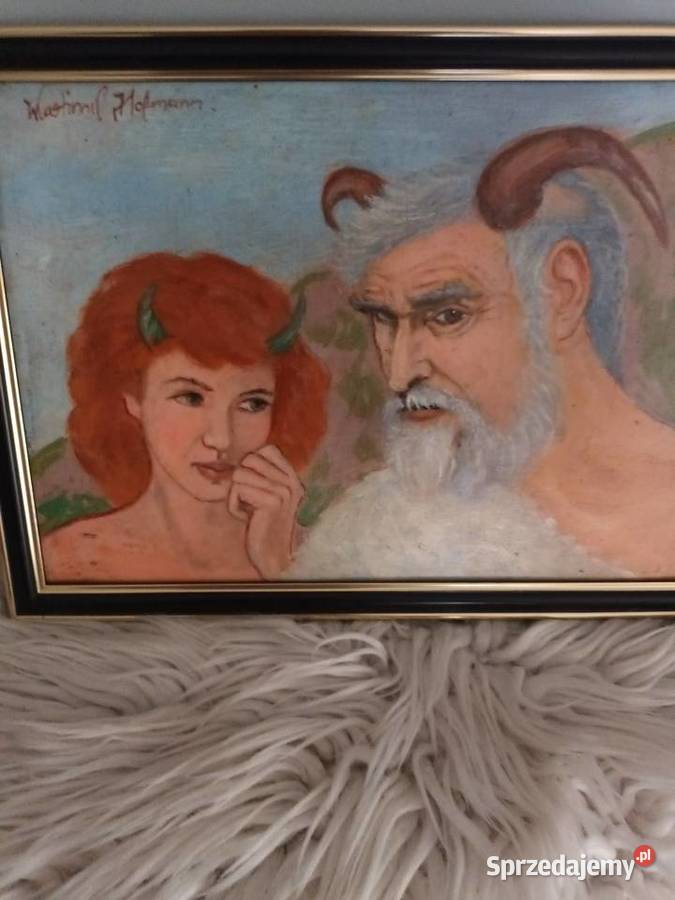 Sprzedam stary obraz olejny sygnowany Antyki, Sztuka, Kolekcje pomorskie Malbork